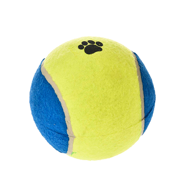 Красочный резиновый собачий интерактивный мячик для игры в теннис