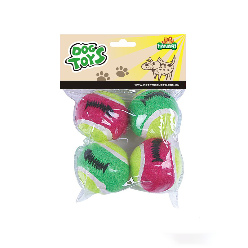 Резиновая жевательная игрушка для собак теннисный мяч